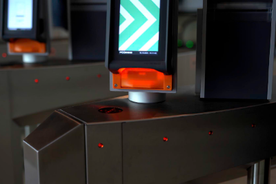 Biometric System with Tripod Turnstile